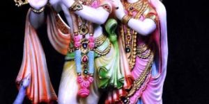 Marble Krishna Radha Statues