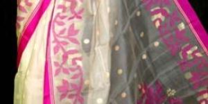Silk Jamdani Saree
