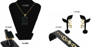 Designer Brass Pendant Set