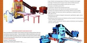Flyash Brick Making Plant - Fully Automatic
