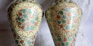 Paper Mache Flower Vase