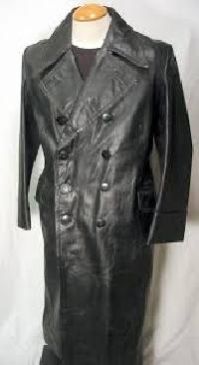 Leather Overcoat