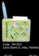 Marble Pen & Card Holder