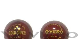 Gold Super Leather Cricket Ball