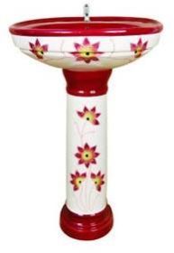 Vitrosa Series Pedestal Wash Basins