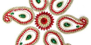 Handmade Kundan  Rangoli