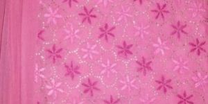 Chikan Embroidered Suit Fabric