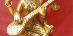 Brass Saraswati Statue