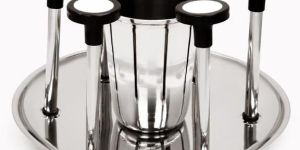 Stainless Steel Glass Stand