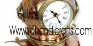 Brass Helmet Clock