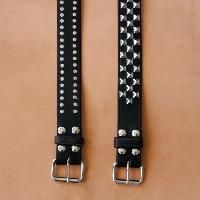 Studded Leather Belt