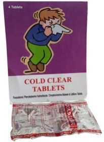 Paracetamol Phenlyephrine Hcl Tablet Cpm & caffein tablet