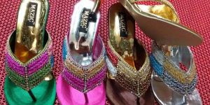 Ladies Party Wear High Heel Slippers
