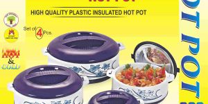 800 Gms - 4 Pcs Hot Pot Set National