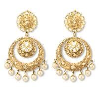 Plain Gold Earring