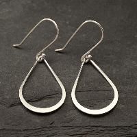 Plain Silver Earring