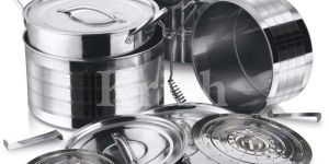 STOCK POT CUM STEAMER  SET.