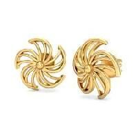 Plain Gold Earring