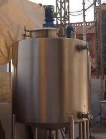 Juice Blending Tank - Ss Un Insulated Dimple Jacket Tank