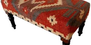 Wool Jute Kilim Benches