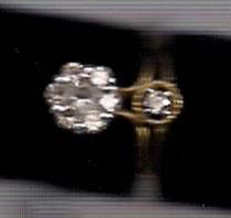 Diamond Studded Gold Ring