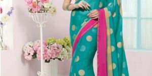 Viscose and Georgette Printed Sarees