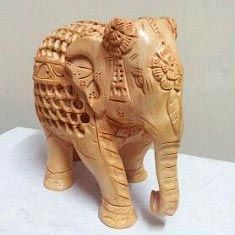 Wooden Elephant Statue