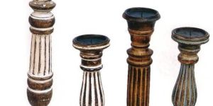 Wooden Candle Stands