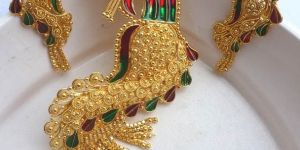 Gold Plated Pendant Set