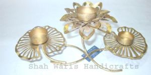 TWO LEAF ONE FLOWER CANDLE STANDS