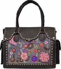 Hand Embroidered Leather Bags