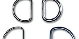 Iron D Rings for Leather Bags