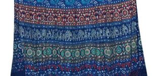 Wrap Cotton Long Skirt