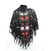 Embroidered Poncho
