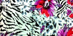 Printed Poplin Lycra Fabric