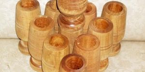 Vijaysar Wood Tumbler