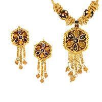 Enamel Gold Necklaces