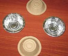 Silver Laminated Paper Bowl
