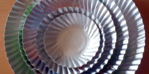 Wrinkled Paper Plate