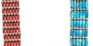 Stone Studded Silver Bracelets