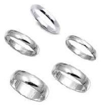 Plain Silver Rings