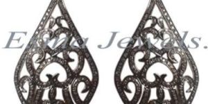 Pave Diamond Earrings