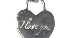 Lovely I Love You 925 Sterling Silver Pendant