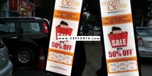 Look Walker Human Banner LED Signage