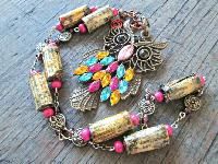 Eco Friendly Paper Beads Jewelry