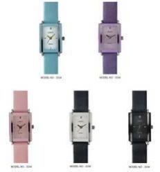 Ladies Leather Strap Wrist Watch