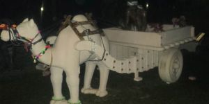 Sandstone Camel Cart