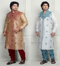 Mens Embroidered Kurta Pajama