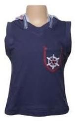 Boys V Neck Sleeveless T Shirt