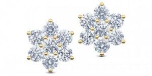 White Gold Ear Studs